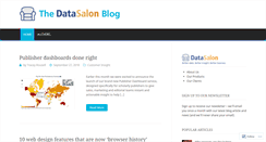 Desktop Screenshot of blog.datasalon.com